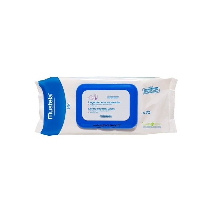 Mustela Lingettes Bebe Dermo Apaisantes Boite De 70 En Ligne