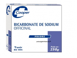Bicarbonate de sodium officinal en poudre cooper, Boite 250 g