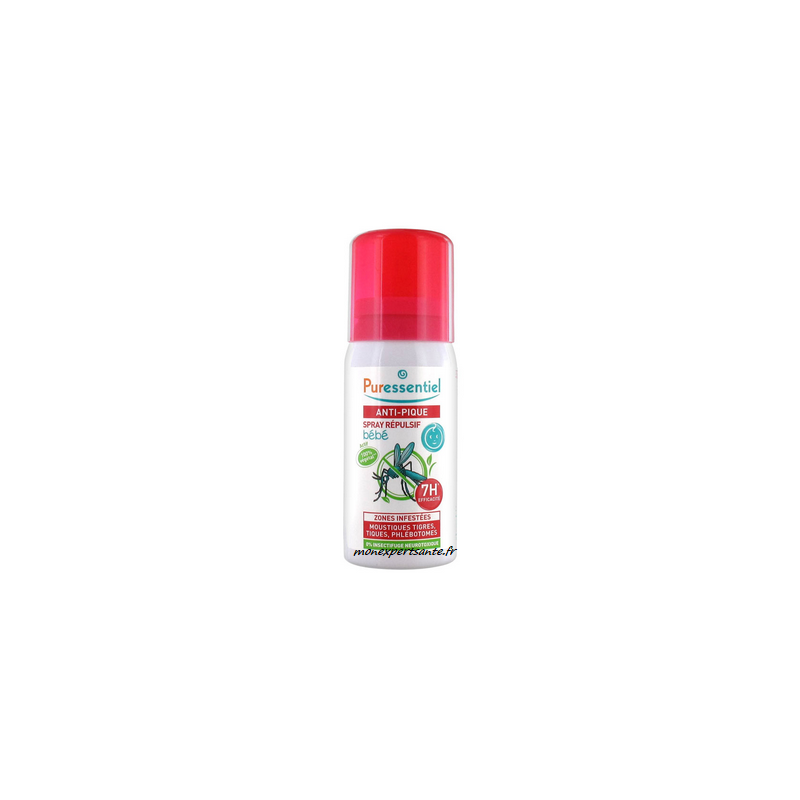 Puressentiel Anti-Pique Spray Répulsif Anti-Moustiques 75ml