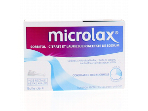 Microlax solution rectale constipation 12 unidoses
