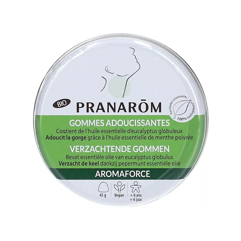 Pranarôm Aromaforce Pastille Gorge Miel-Citron 24 Pastilles