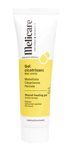 mélicare,gel cicatrisant miel,gel cicatrisant naturel,cicatrisation miel médical,Melicare gel cicatrisant,gel cicatrisant plaies,cicatrisation post-épisiotomie,soin des crevasses mammaires,cicatrisation après césarienne,brûlures superficielles traitement,plaies cutanées soin naturel,gel pour plaies post-opératoires,gel cicatrisant,crevasses,épisiotomies,césariennes,pharmacie,monexpertsanté