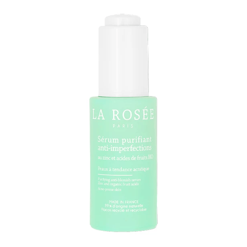 La rosée,sérum purifiant,sérum anti-imperfections,sérum La Rosée,sérum peaux grasses,soin imperfections visage,sérum zinc,sérum acide de fruit,sérum pores dilatés,sérum naturel anti-acné,sérum peau mixte à grasse,cosmétique bio visage,sérum visage La Rosée,soin visage non comédogène,sérum pour resserrer les pores,sérum matifiant naturel,soin bio imperfections,zinc acné visage,acides de fruits bio peau,traitement naturel peaux à problèmes,soin anti-acné naturel