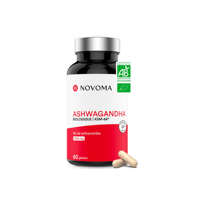 Novoma,ashwagandha,ashwagandha bio,ashwagandha Novoma,complément ashwagandha,ginseng indien,ashwagandha stress,ashwagandha sommeil,ashwagandha énergie,ashwagandha bienfaits,ashwagandha naturel,extrait d’ashwagandha KSM-66,ashwagandha pour réduire le stress,ashwagandha pour mieux dormir