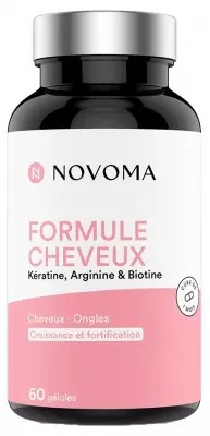 novoma,ongles cassant,formule cheveux,Novoma cheveux,complément cheveux,chute de cheveux,pousse des cheveux,fortifier les cheveux,complément alimentaire cheveux,vitamines cheveux,renforcement capillaire,cheveux fins,cheveux cassants,complément naturel pour la pousse des cheveux,solution chute de cheveux naturelle,comment renforcer ses cheveux naturellement,vitamines pour cheveux fragiles