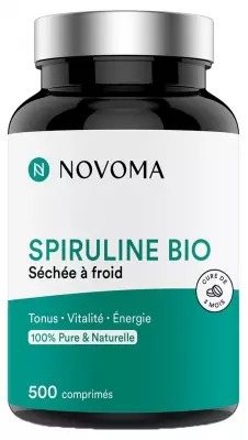 novoma,spiruline,spiruline bio,spiruline Novoma,complément spiruline,spiruline en comprimés,vitalité,énergie naturelle,renforcement immunitaire,protéines végétales,complément sportif,fatigue chronique,spiruline bio pour l’énergie,spiruline riche en protéines,spiruline pour renforcer les défenses,spiruline pour sportifs
