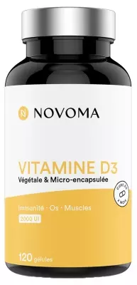 vitamine D3,vitamine D,vitamine D3 novoma,complément vitamine D3,vitamine D3 2000 UI,vitamine D3 naturelle,novoma,vitamine D3 immunité,vitamine D3 os et muscles,vitamine D3 micro-encapsulée,vitamine D3 vegan,vitamine D3 végétale,vitamine D3 haute assimilation,vitamine D3 en gélules,bienfaits vitamine D3,carence en vitamine D,vitamine D immunité,vitamine D os,quand prendre vitamine D3,manque de vitamine D hiver,acheter vitamine D3,acheter vitamine D,meilleure vitamine D