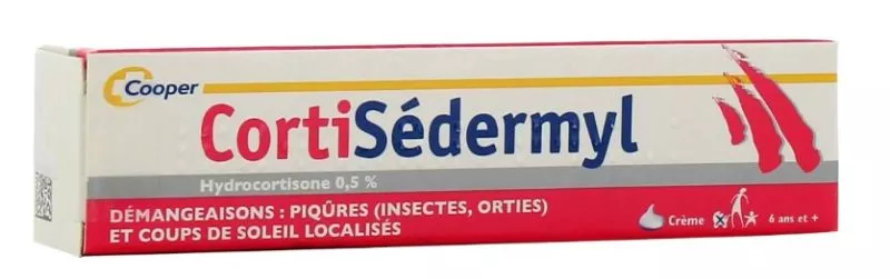 crème hydrocortisone,piqûres insectes,coup de soleil léger,démangeaisons