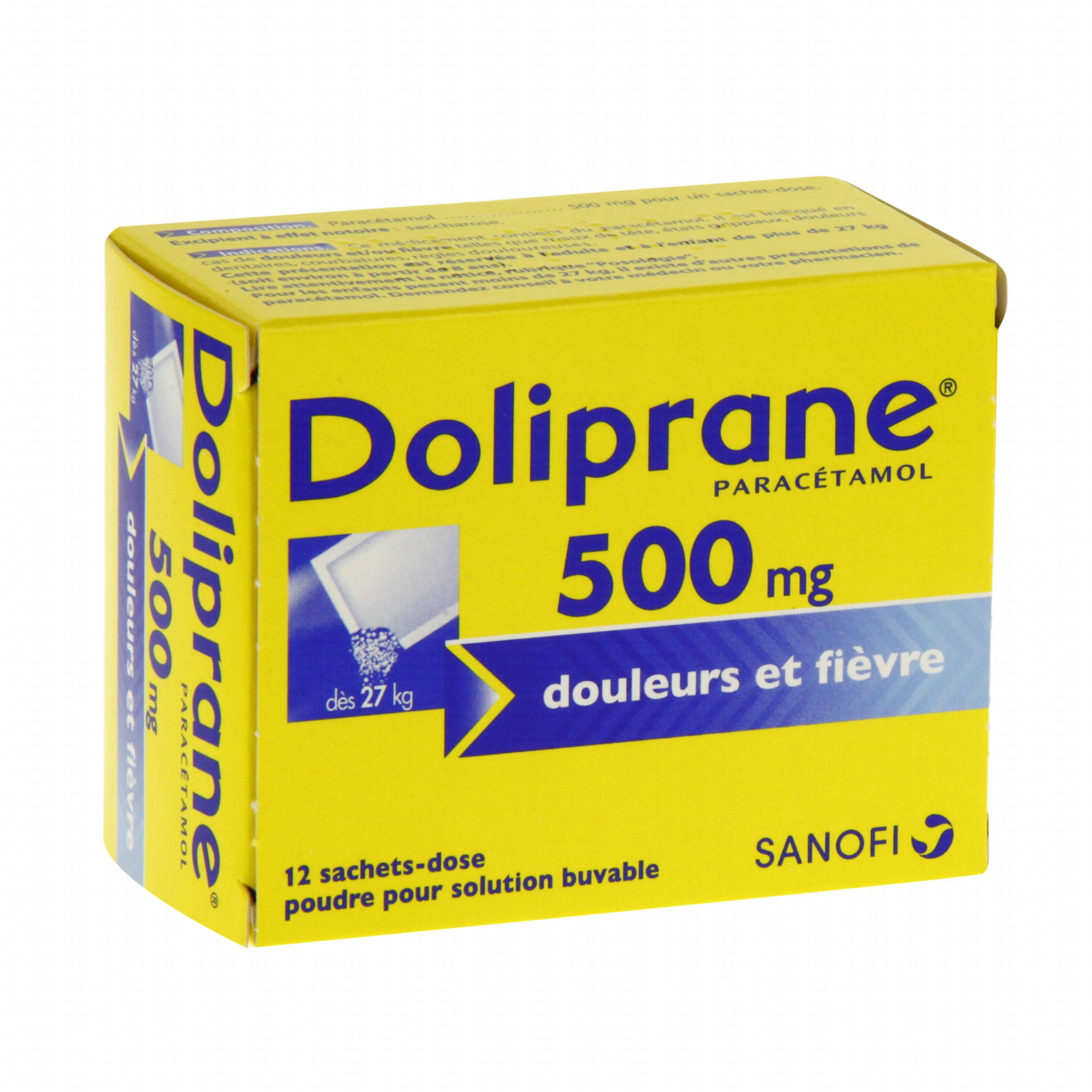 douleurs,fièvre,sachet