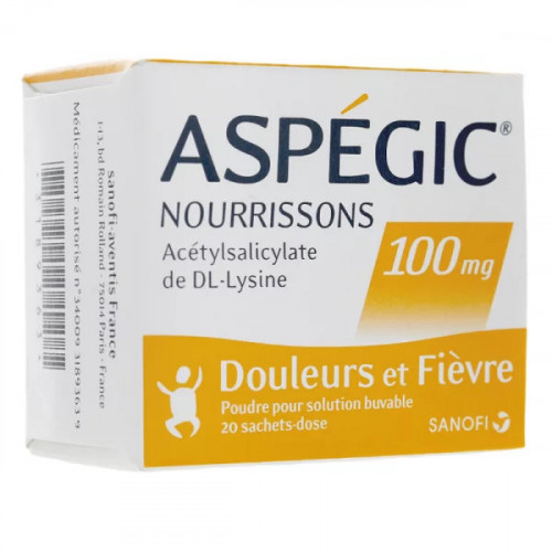 douleurs et fièvre,nourrissons,aspirine,acide acétylsalicylique,antalgique,pédiatrique