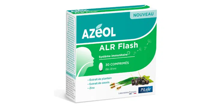 azeol alr flash,allergie saisonnière,pileje,plantain cassis zinc,traitement naturel allergies saisonnières,défenses immunitaires printemps