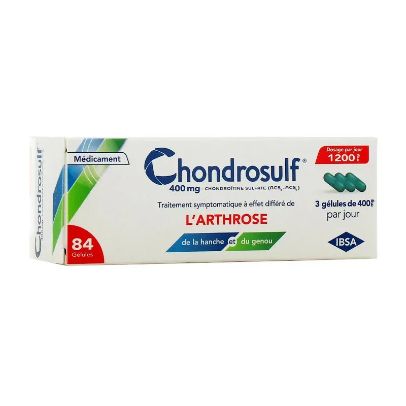 arthrose genou hanche,améliorer mobilité articulaire,douleur hanche,chondroïtine sulfate,chondrosulf 400 mg,traitement douleur genou arthrose