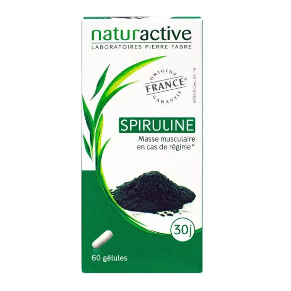 naturactive spiruline,micro algue,maintien musculaire,phytothérapie