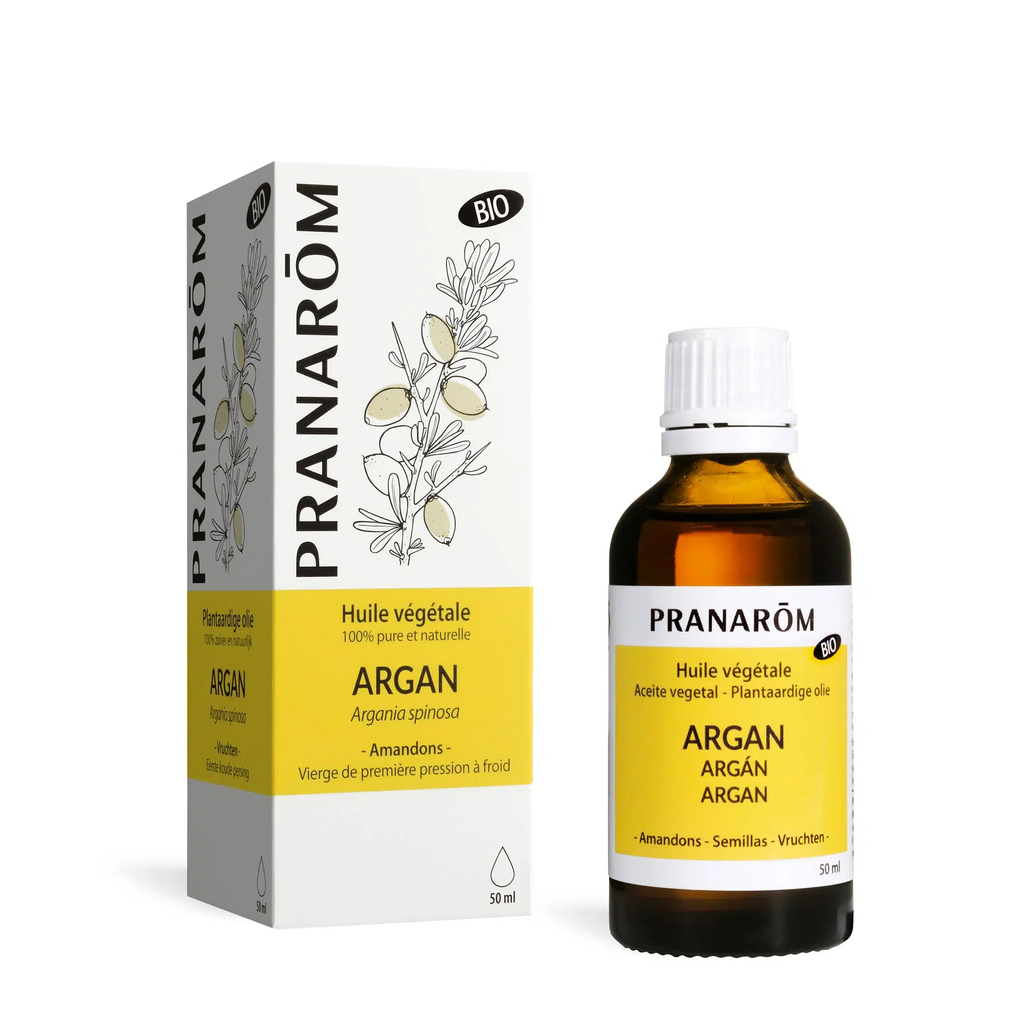 pranarom huile végétale d’argan,huile riche en vitamine E,aromathérapie,bio