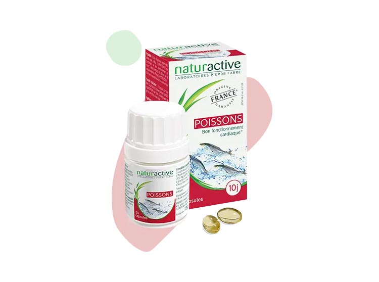 naturactive,huile de poissons,oméga 3,dhea,coeur,phytothérapie,triglycérides