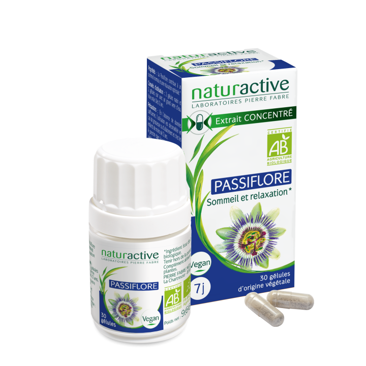 naturactive,passiflore bio,troubles du sommeil,plante,relaxation,phytothérapie