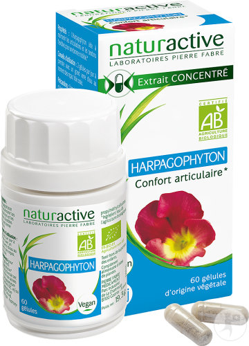 naturactive,harpagophytum bio,confort articulaire,mobilité articulaire,phytothérapie