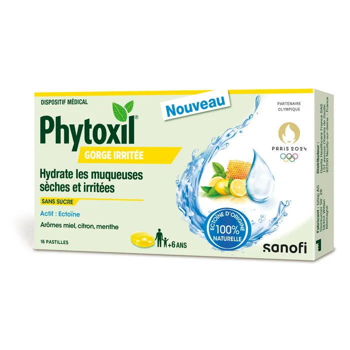 Phytoxil mal de gorge miel citron menthe