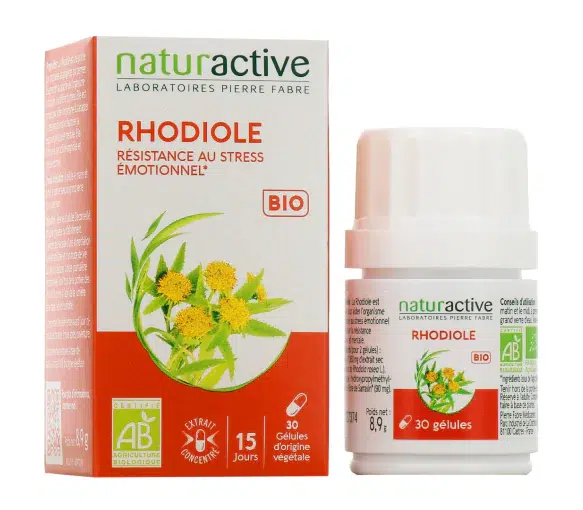 naturactive,rhodiole bio,stress émotionnel*,phytothérapie,énergie mentale