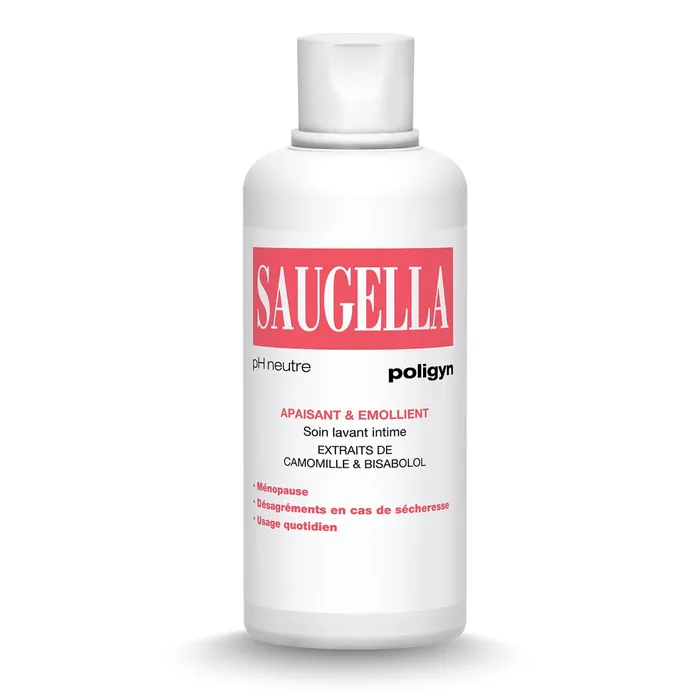 Saugella Poligyn 500ml,soin lavant intime,hygiène intime femme,soin intime ménopause