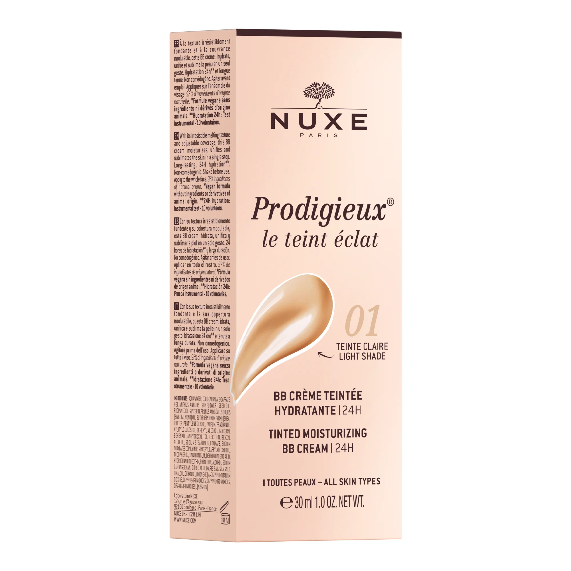 Nuxe Prodigieux le teint éclat n°1