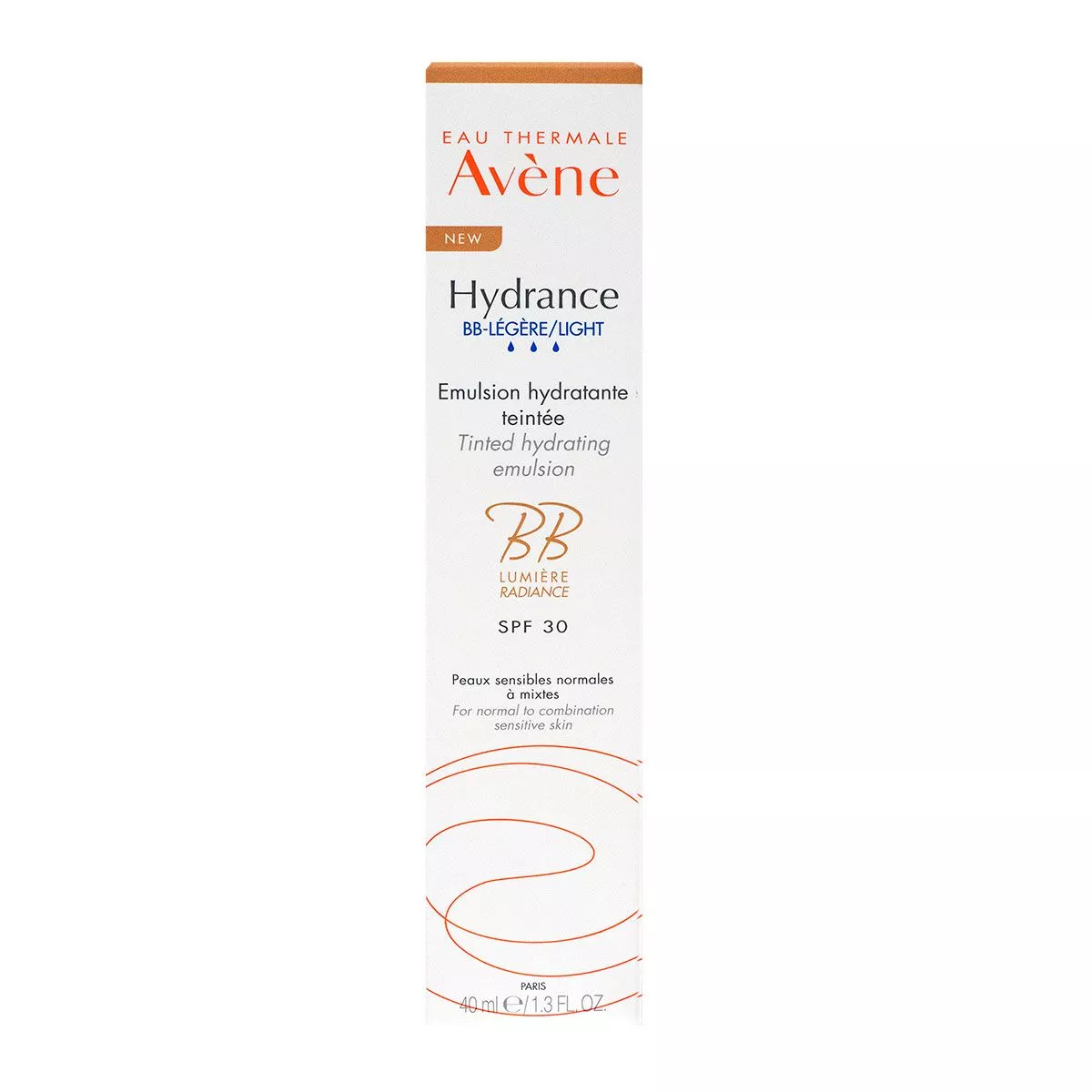 Avène Hydrance Émulsion Teintée,SPF30,protection UV,visage,émulsion légère teintée,hydratation peau sensible,effet bonne mine naturel