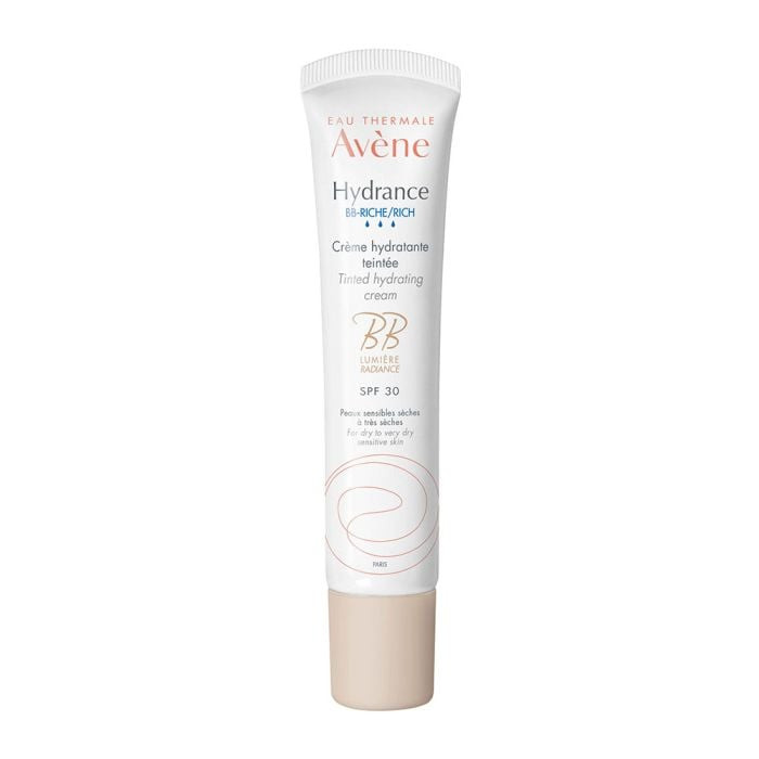 Avène Hydrance BB Crème Hydratante Teintée,crème teintée hydratante SPF 30,crème hydratante,protection solaire,hydratation et unification du teint,peau sensible
