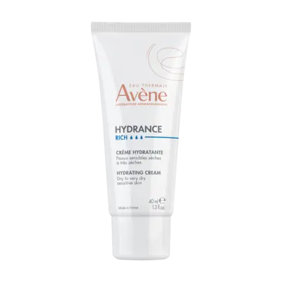 Avène Hydrance Riche Crème Hydratante,hydratation 24h visage,peau sèche à très sèche,peau sensible,nourrissant