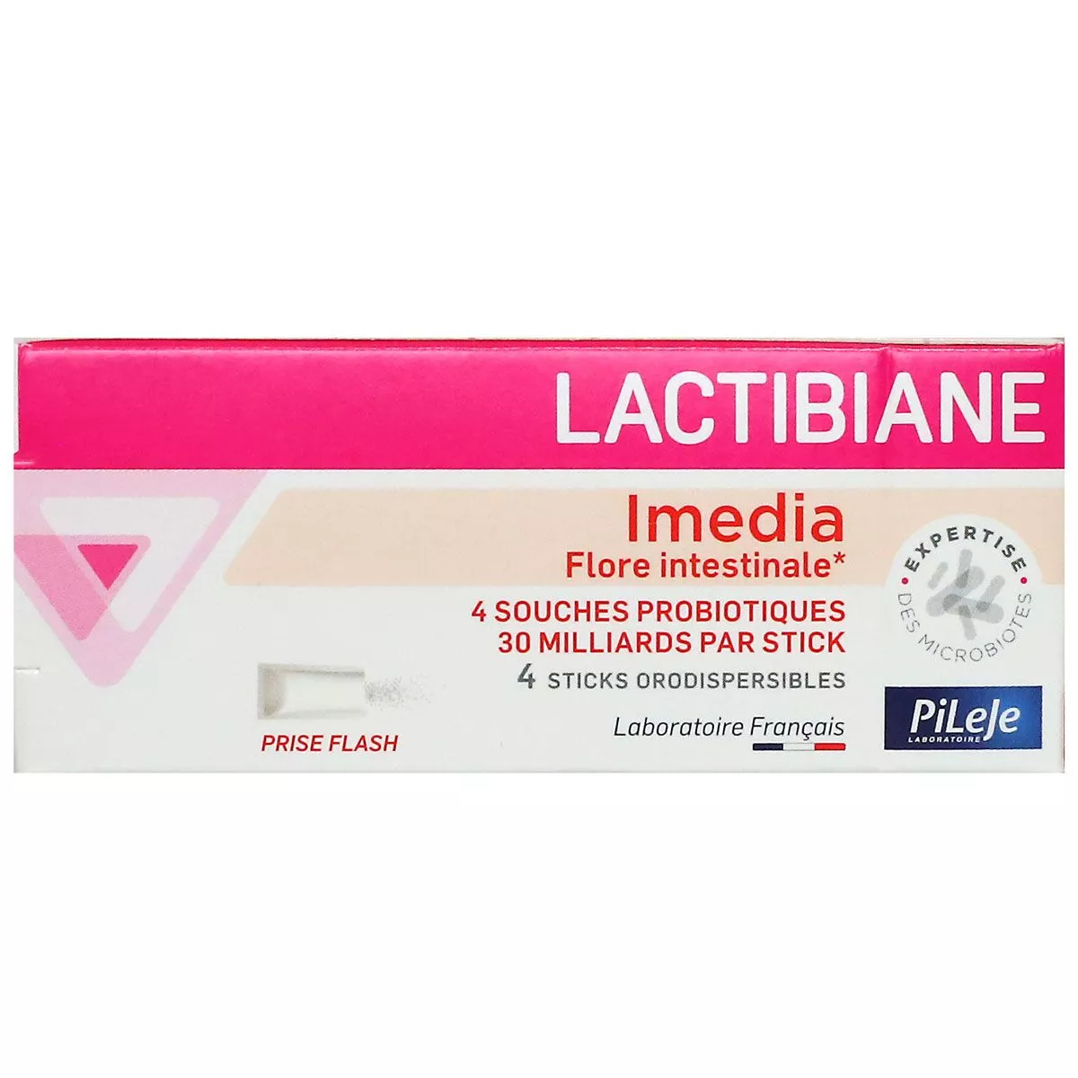 Lactibiane Imedia Adulte,pileje,probiotiques adulte,diarrhée,stick orodispersible probiotiques,probiotiques 30 milliards,équilibre de la flore intestinale,ferments lactiques