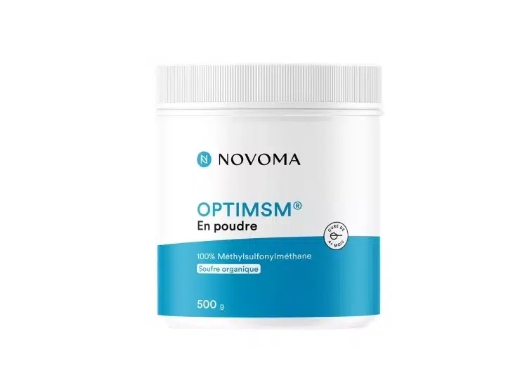 Novoma OptiMSM Poudre,méthylsulfonylméthane,soufre organique,MSM haute qualité,complément articulations