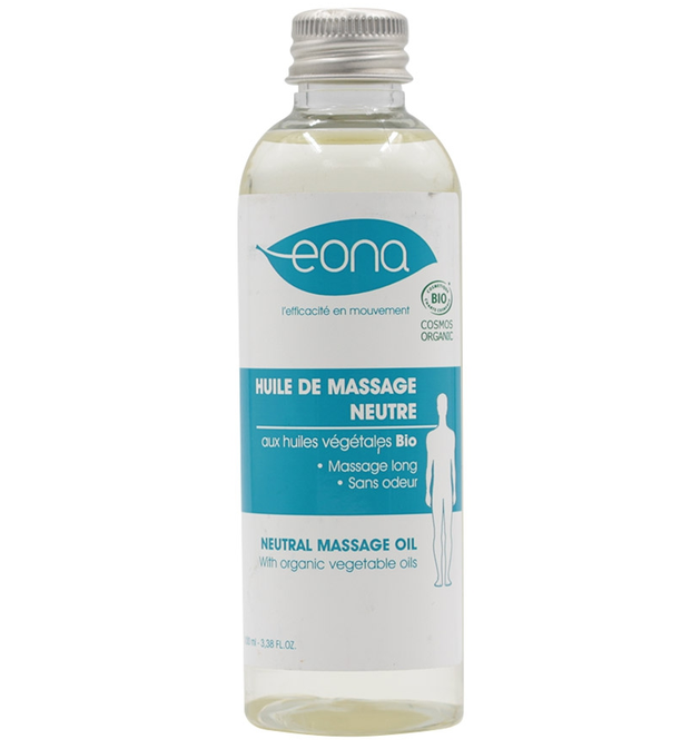 Eona Huile de Massage Neutre,bio,soin de la peau,sans parfum