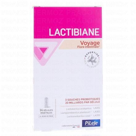 PiLeJe Lactibiane Voyage,probiotiques,microbiote intestinal,flore intestinale,3 souches probiotiques,probiotiques 20 milliards