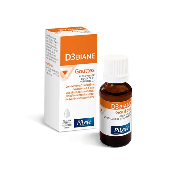 D3 Biane Gouttes,pileje,vitamine D3,système immunitaire,santé osseuse
