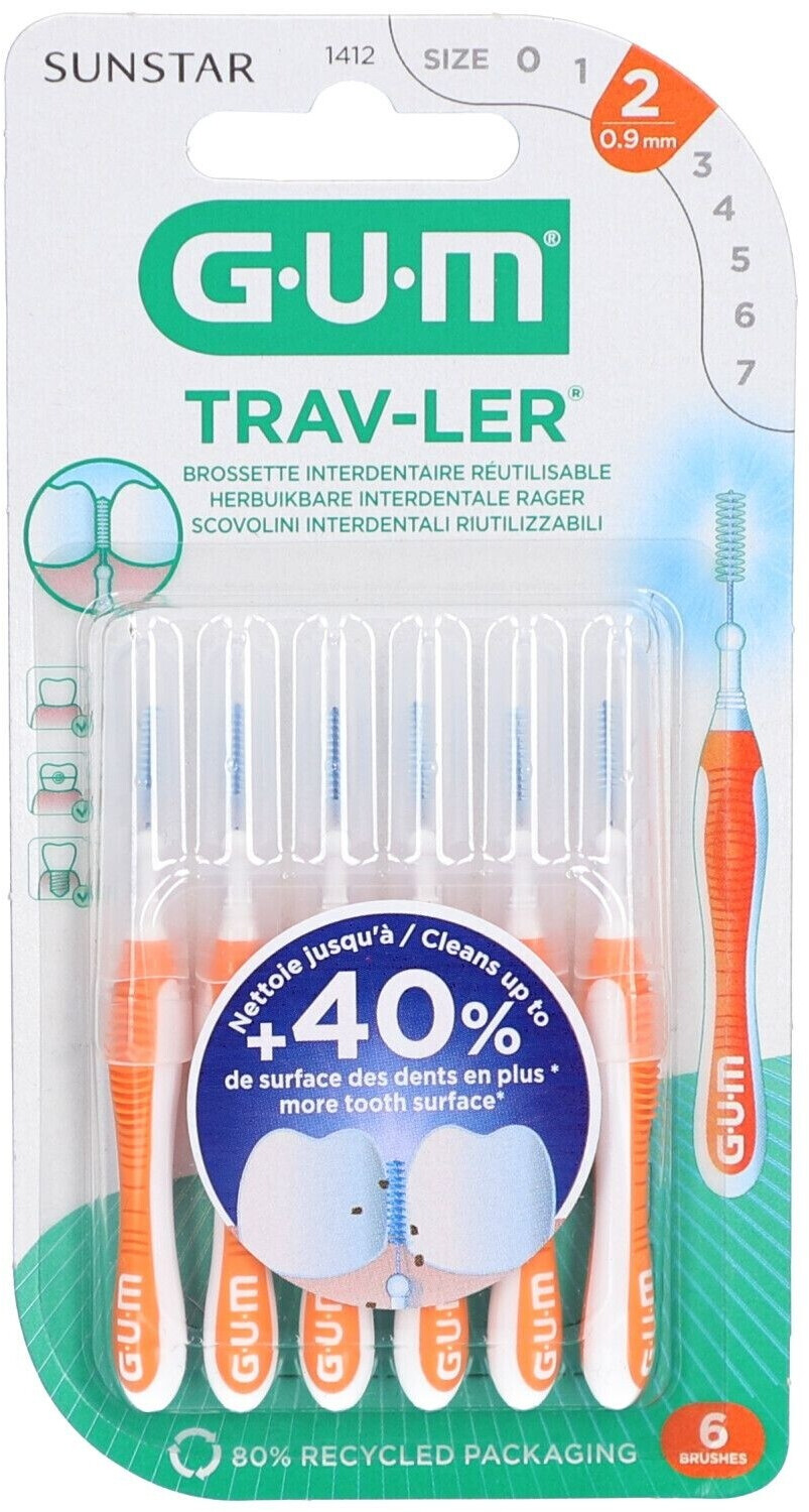 Gum Trav-Ler taille 2 boite 6