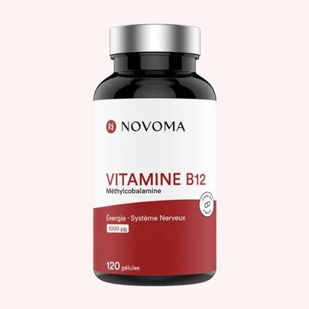 Novoma Vitamine B12,énergie/fatigue,système nerveux,vegan,vitamine B12 biodisponible