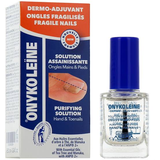 Onykoleïne,solution ongles fragilisés,ongles jaunis,fortifiant ongles,ongles mains et pieds,protection des ongles,repousse des ongles