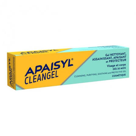 Apaisyl Cleangel,gel antibactérien réparateur,chlorhexidine 0,5 %,gel antiseptique