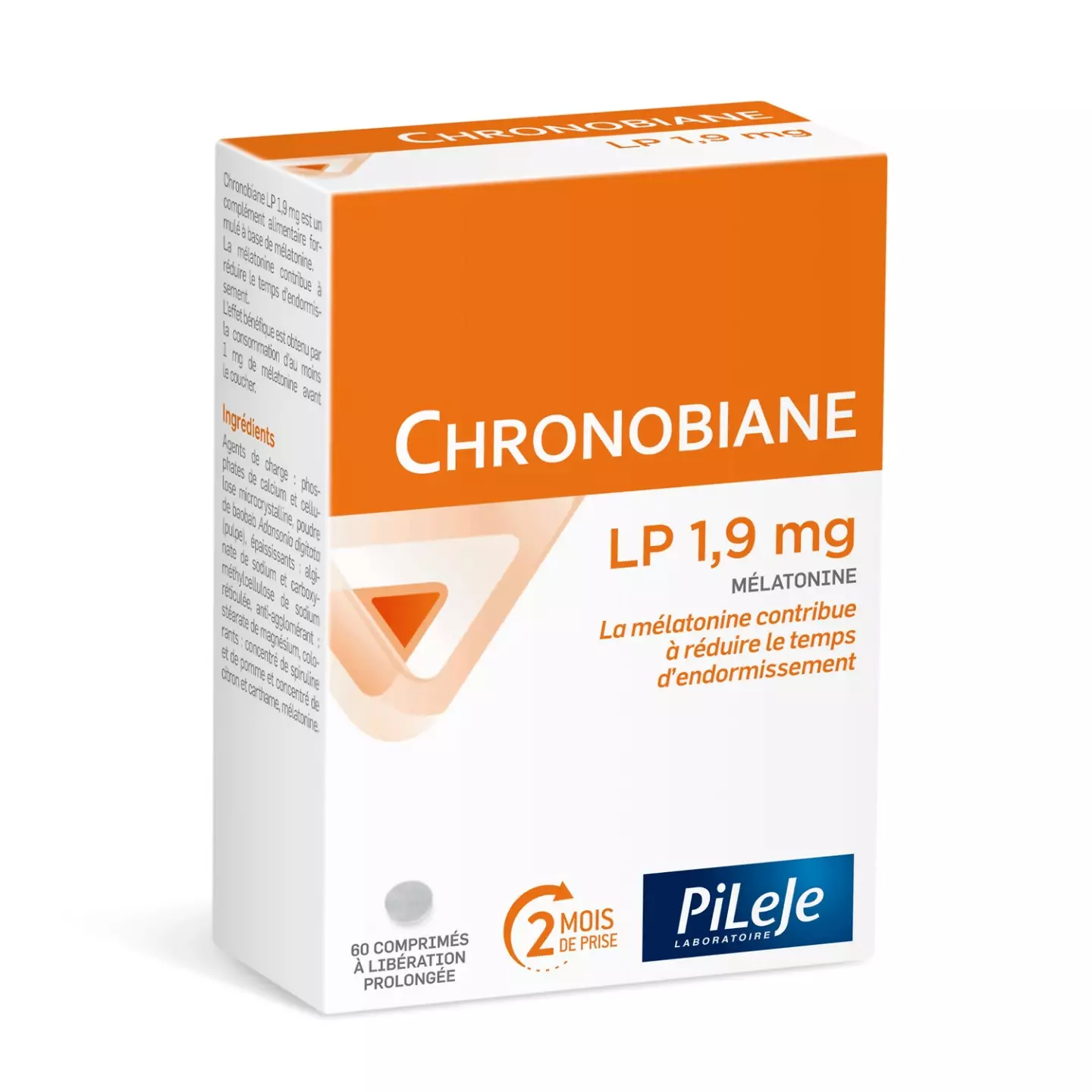 Chronobiane LP,pileje,mélatonine libération prolongée,aide à l'endormissement,sommeil de qualité