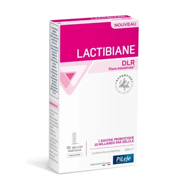 PiLeJe Lactibiane DLR,probiotiques PiLeJe,probiotique DDS-1,Lactobacillus acidophilus DDS-1,microbiote intestinal,flore intestinale,probiotiques 10 milliards