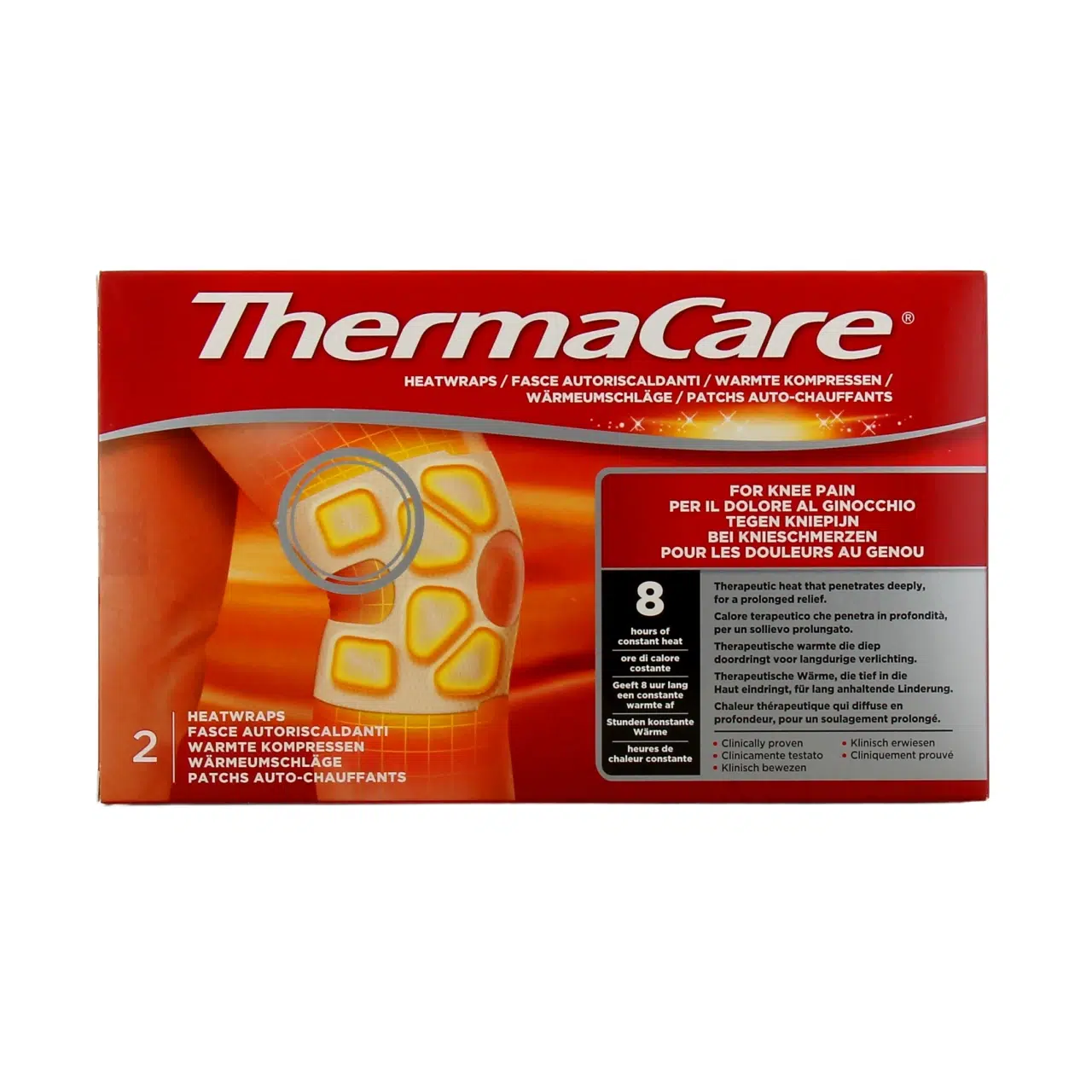 ThermaCare Genou,patch chauffant,douleur genou,chaleur thérapeutique,thermothérapie,patch autochauffant,douleurs musculaires,douleurs articulaires